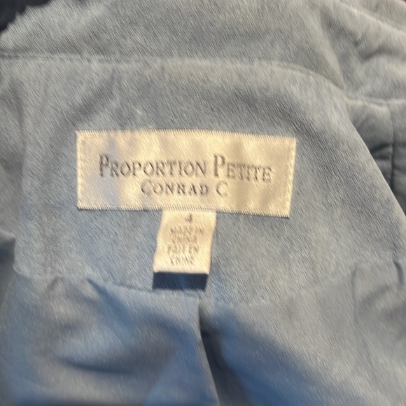 Gorgeous Conrad C Proportion Petite Faux Suede Jacket -Size 4 P - Picture 3 of 12